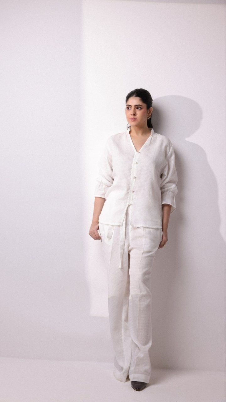 NS-09 QUARTZ LINEN CO-ORD SET